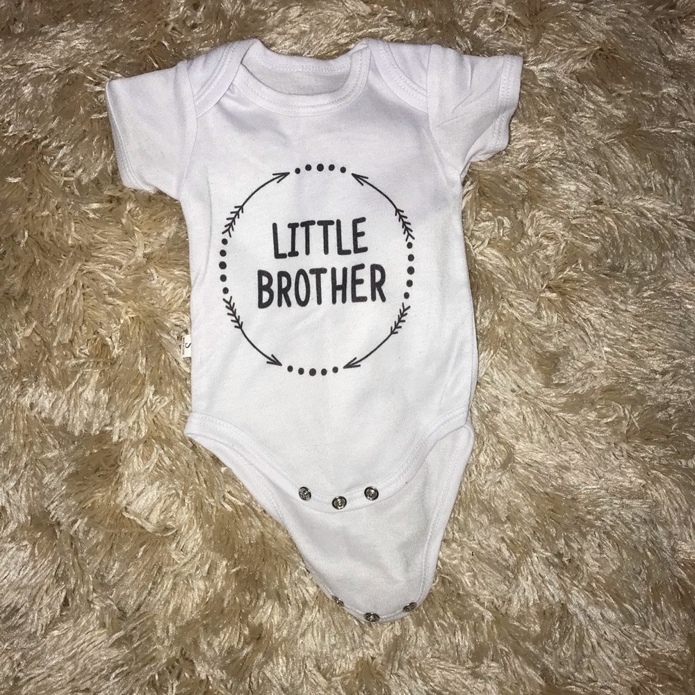 Big brother shirt and little brother onsie - Picture 4 of 4